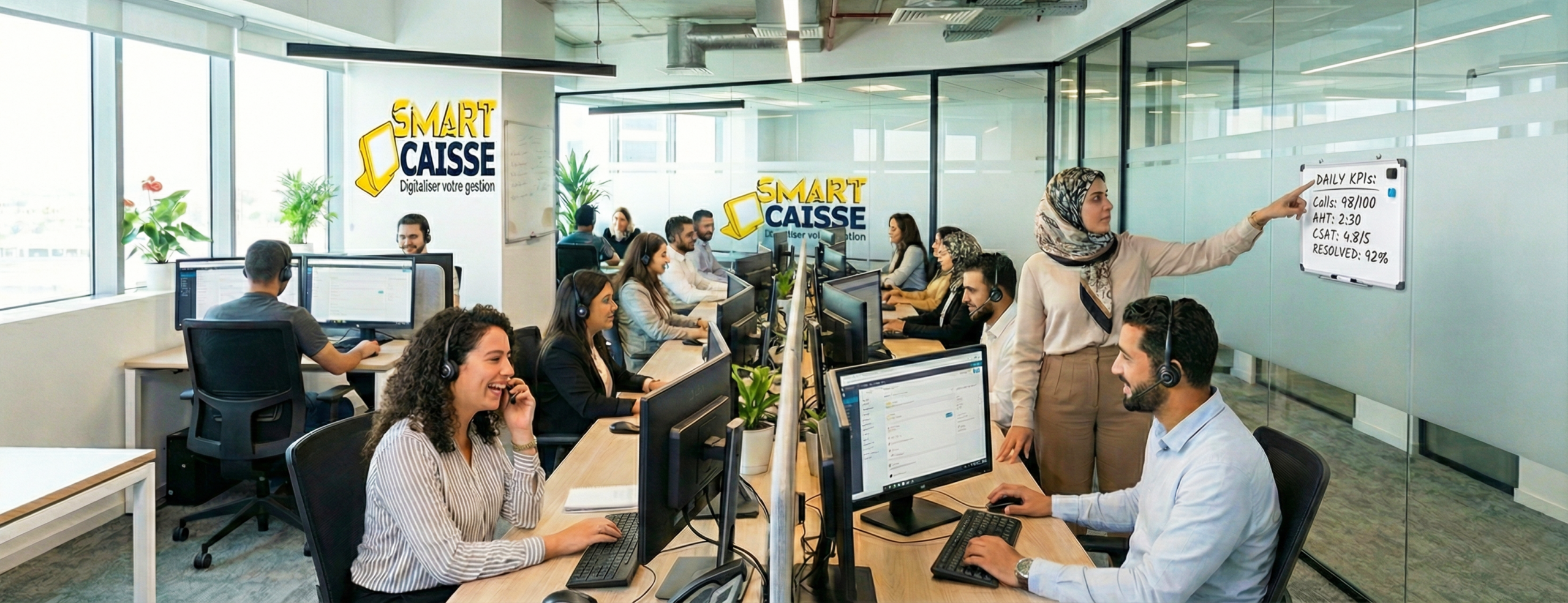 call center smart caisse